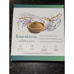 Youtheory Ashwagandha Liquid Stress Relief Blueberry 12 Packets Ex 7/2027